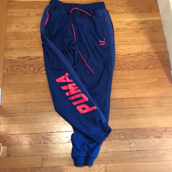 blue puma joggers
